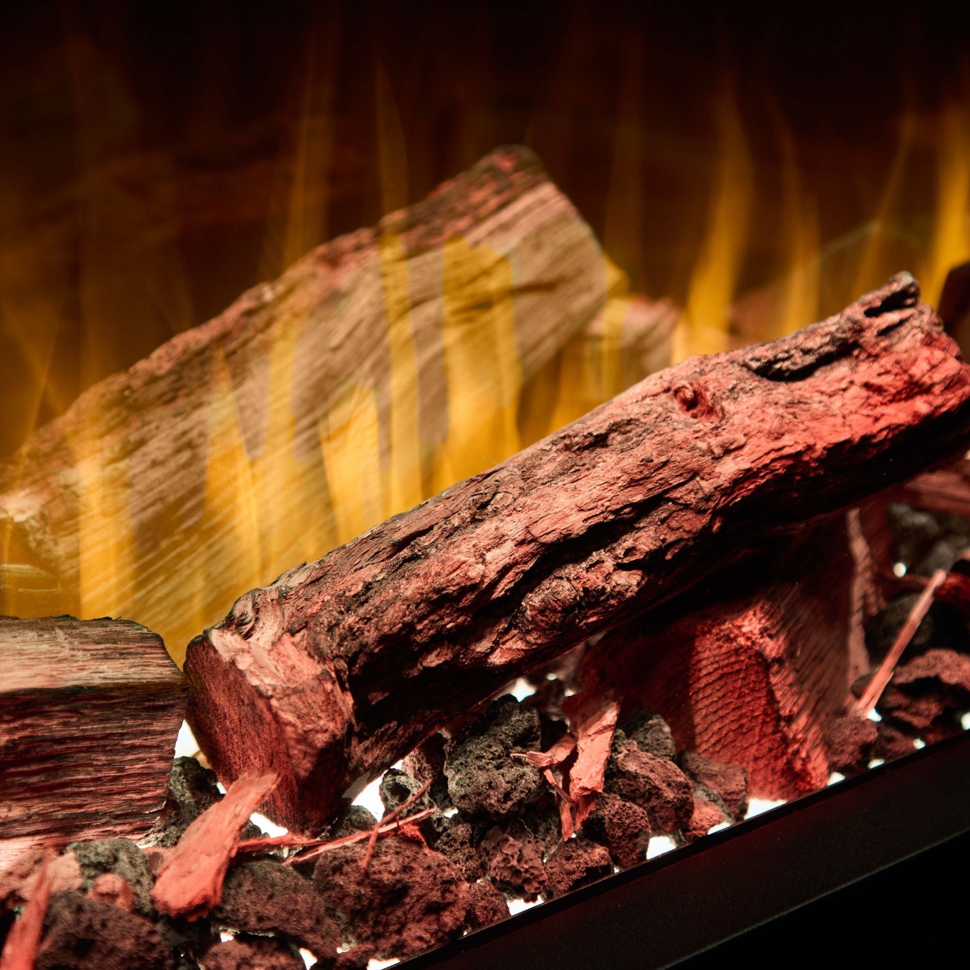 Large Oak & Ember Real Wood Log Kit - for Deep Electric Fireplaces